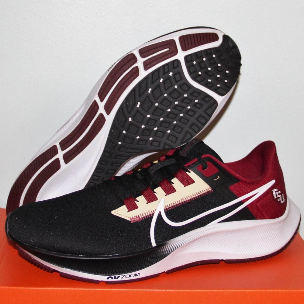 Nike Pegasus 38 Florida State Seminoles Mens 8.5 Running Shoes FSU